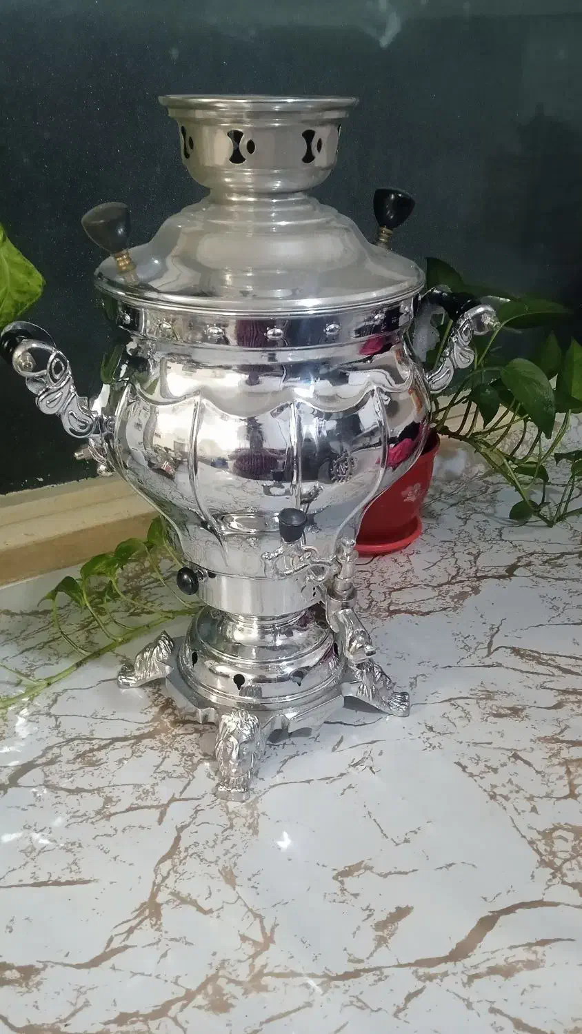 سماور گازی۵لیتری ایران پارس مدل مهتاب|سماور، چای‌ساز، قهوه‌ساز|تهران, جیحون|دیوار