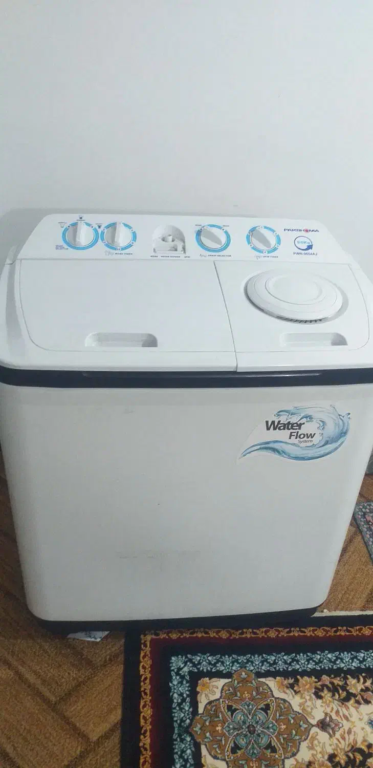 ماشین لباس شویی دو قلو پاکشما|ماشین لباسشویی و خشککن لباس|آزادشهر, |دیوار