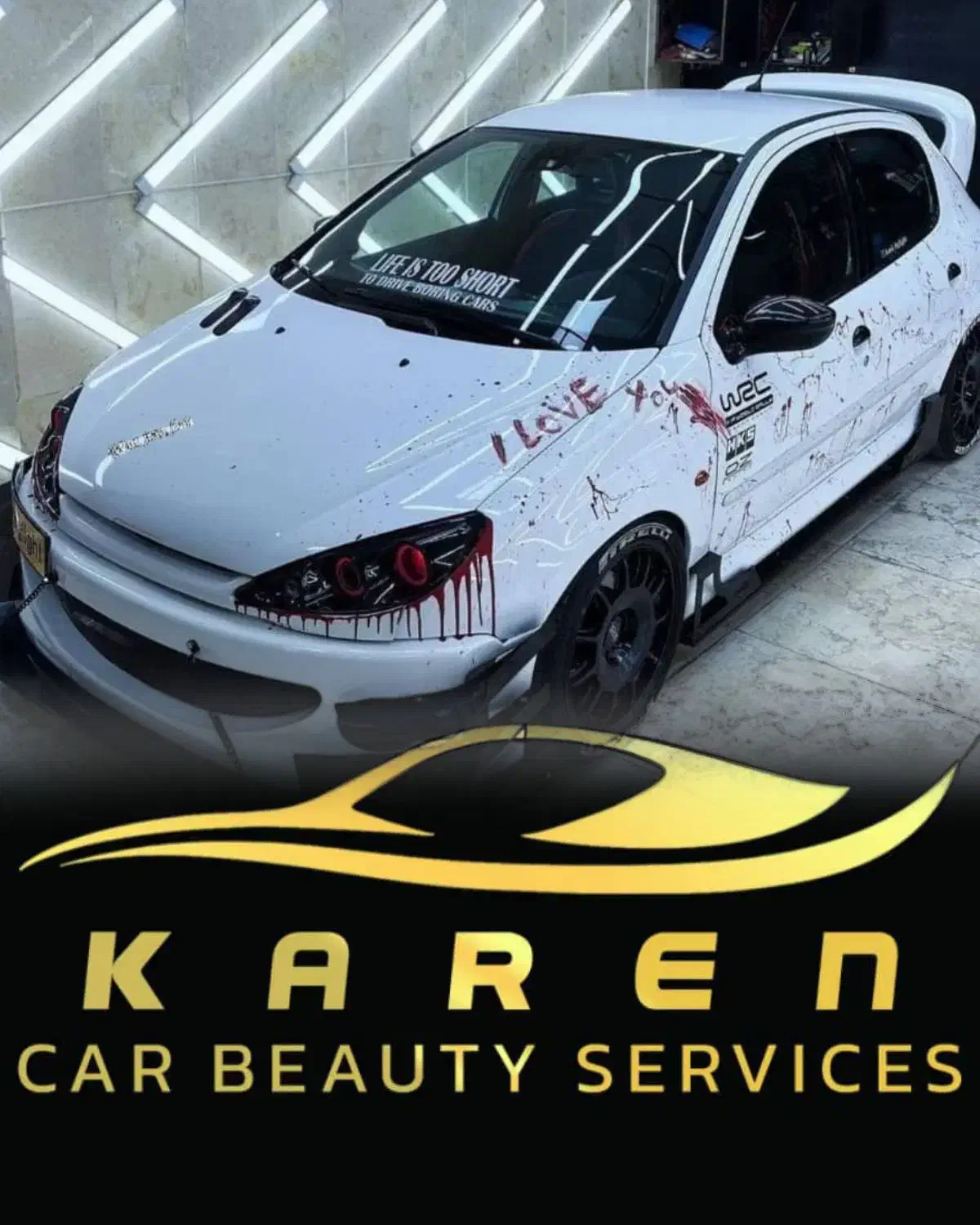 پولیش سرامیک کاور  نقاشی صافکاری pdr ترمیم سپر|خدمات موتور و ماشین|مشهد, طلاب|دیوار