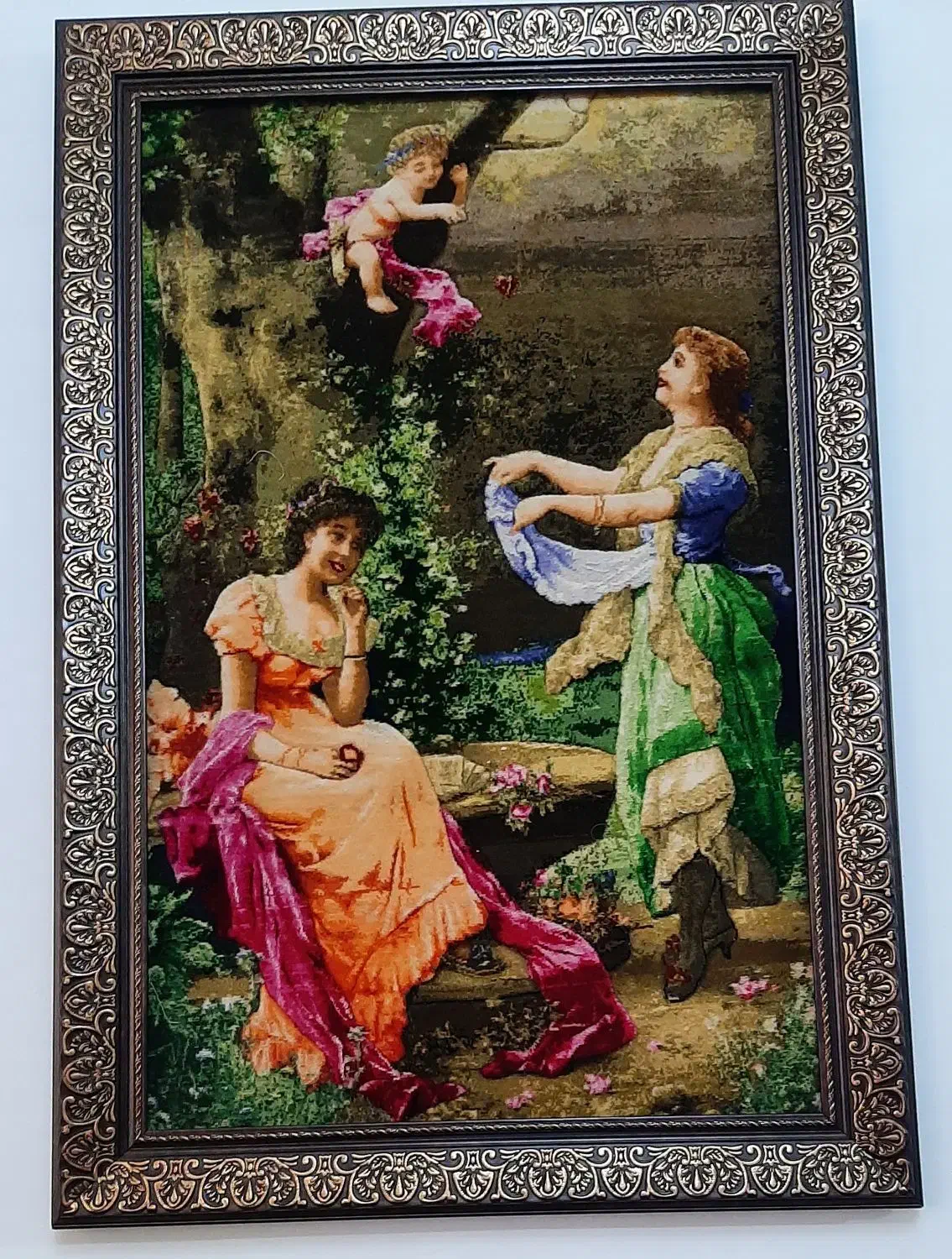 فروش تابلو فرش دستباف بسیار زیبا|تابلو فرش|قرچک, زیبا شهر|دیوار