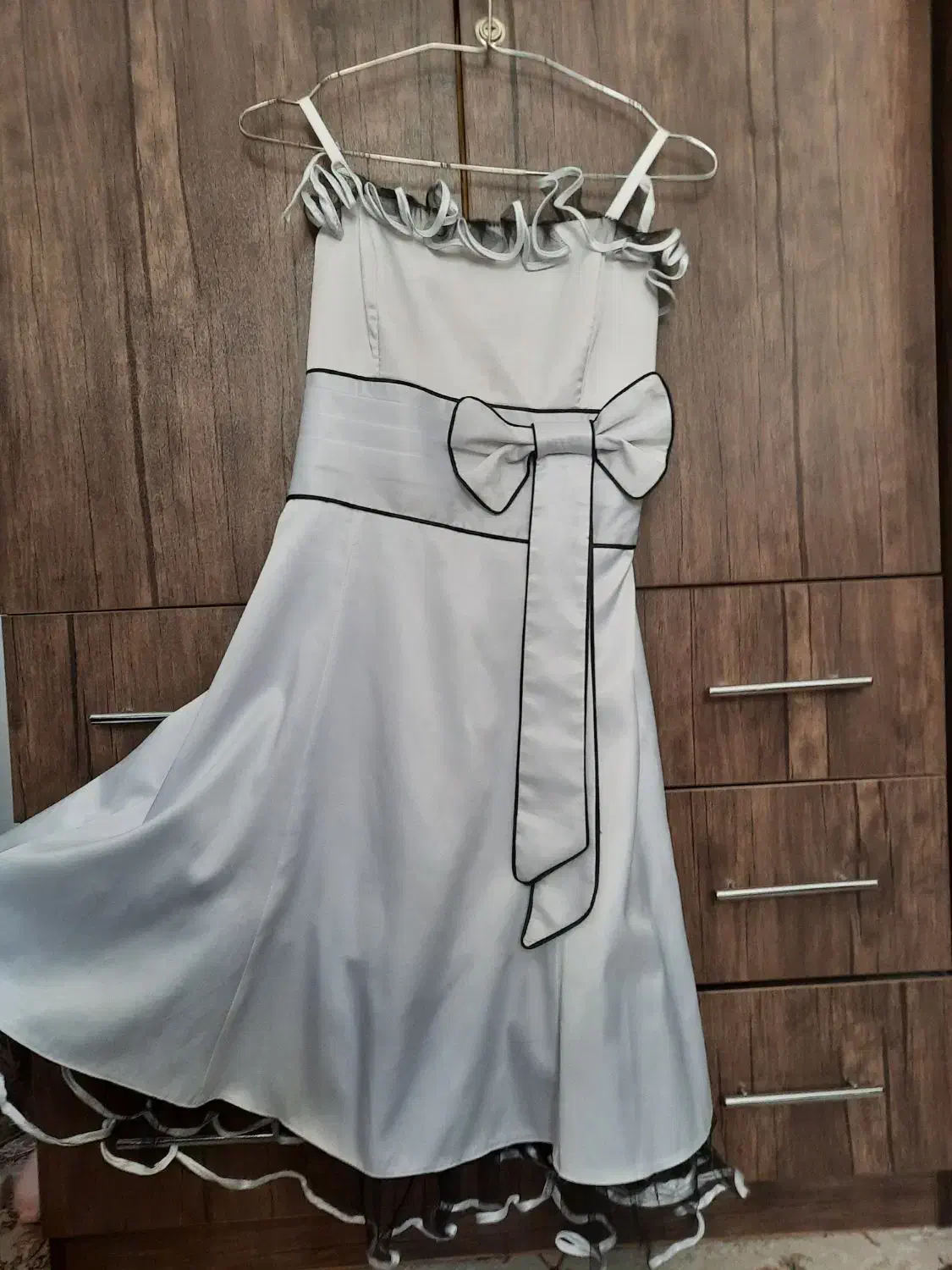 پیراهن مجلسی سفید برند ZARA|لباس|محمدیه-قزوین, |دیوار