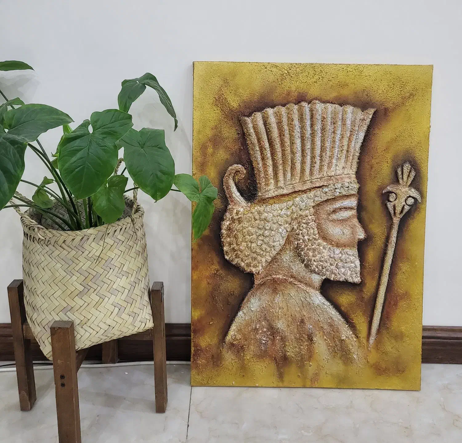 تابلو برجسته تکسچر|تابلو، نقاشی، عکس|تهران, سازمان برنامه جنوبی|دیوار