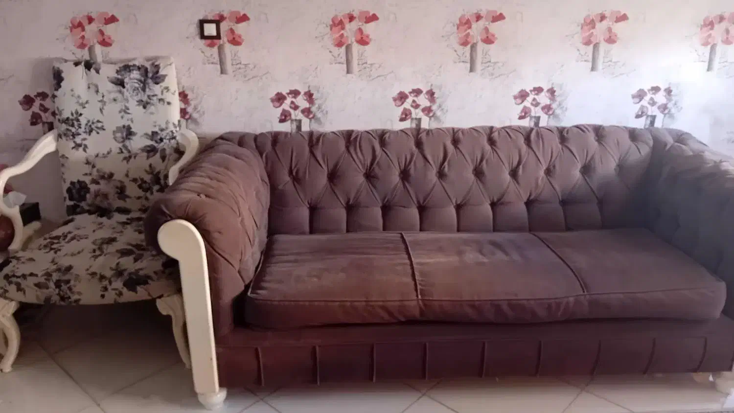 مبل هفت نفره چستر همه سالم کارکرده|مبلمان خانگی و میز عسلی|فردیس, شهرک ناز|دیوار