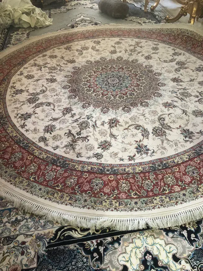 فروش فرش گرد۹متری نو|فرش|شیراز, گلدشت معالی‌آباد|دیوار