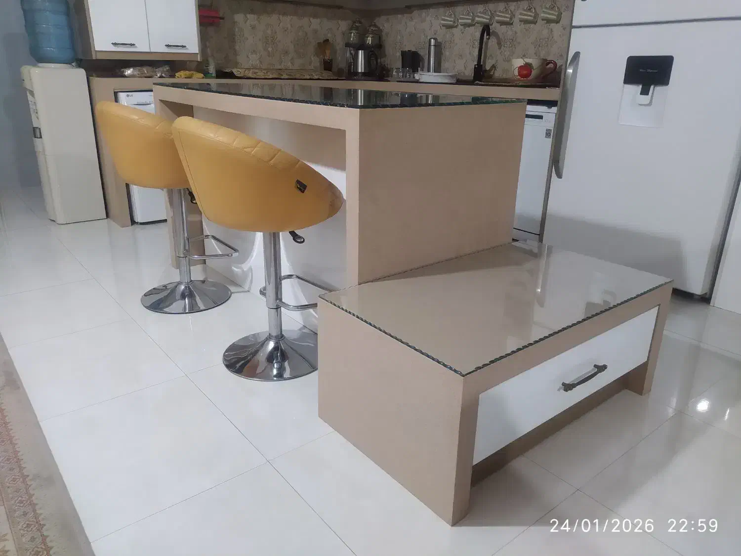 کابینت|آب‌چکان و نظم‌دهنده ظروف|کرج, باغستان|دیوار