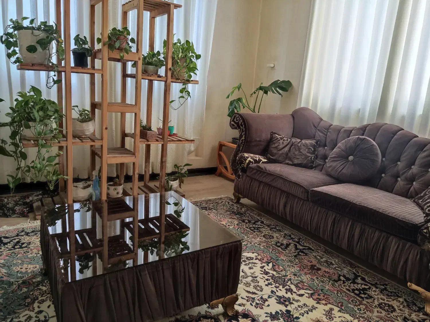 ست ۷ نفره با میز وسط|مبلمان خانگی و میز عسلی|ساری, |دیوار