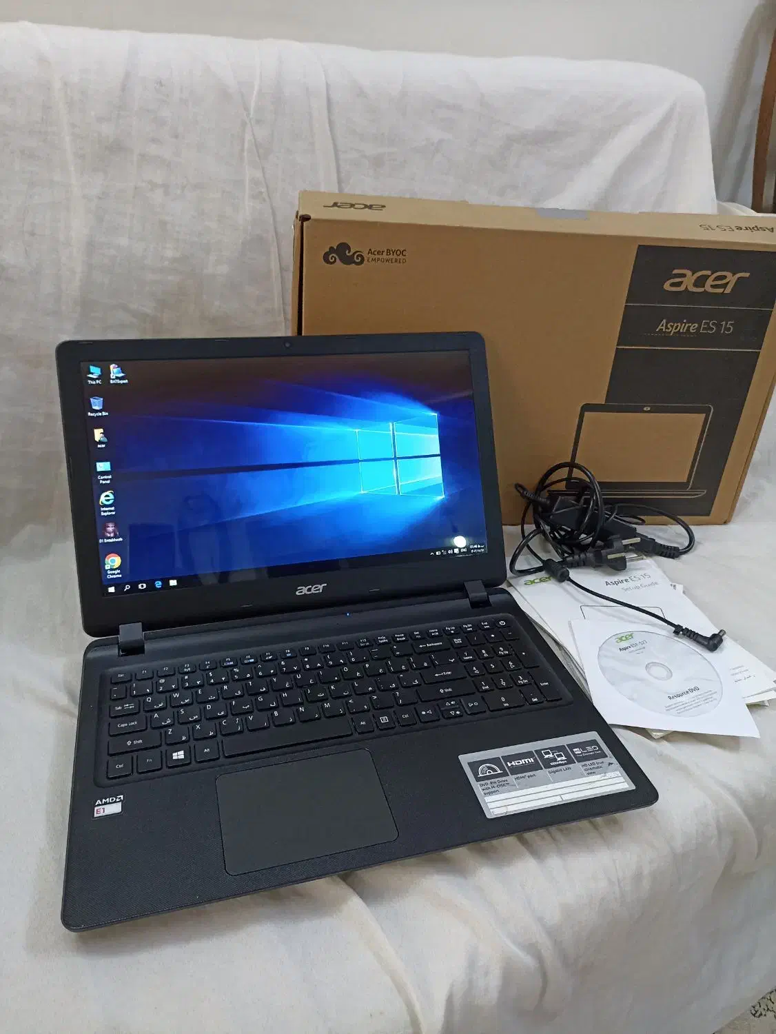 Acer ES 15  253 کارتن  شارژر  Cd|رایانه همراه|اصفهان, آهنگران|دیوار