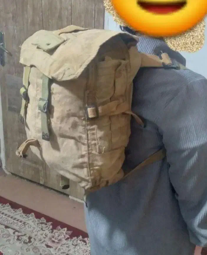 کوله پشتی برزنت قدیم|کوهنوردی و کمپینگ|قم, نیروگاه|دیوار