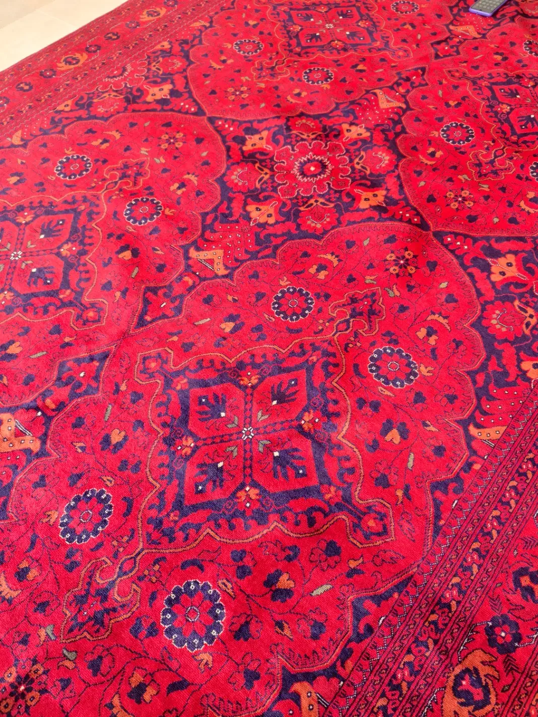 فرش دستباف شش متری کرک افغان|فرش|رباط‌کریم, رباط‌کریم|دیوار