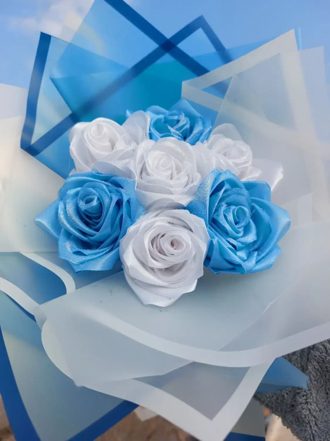 آبی سفید با شاین برفی فقط 385ت|حراج|قوچان, |دیوار