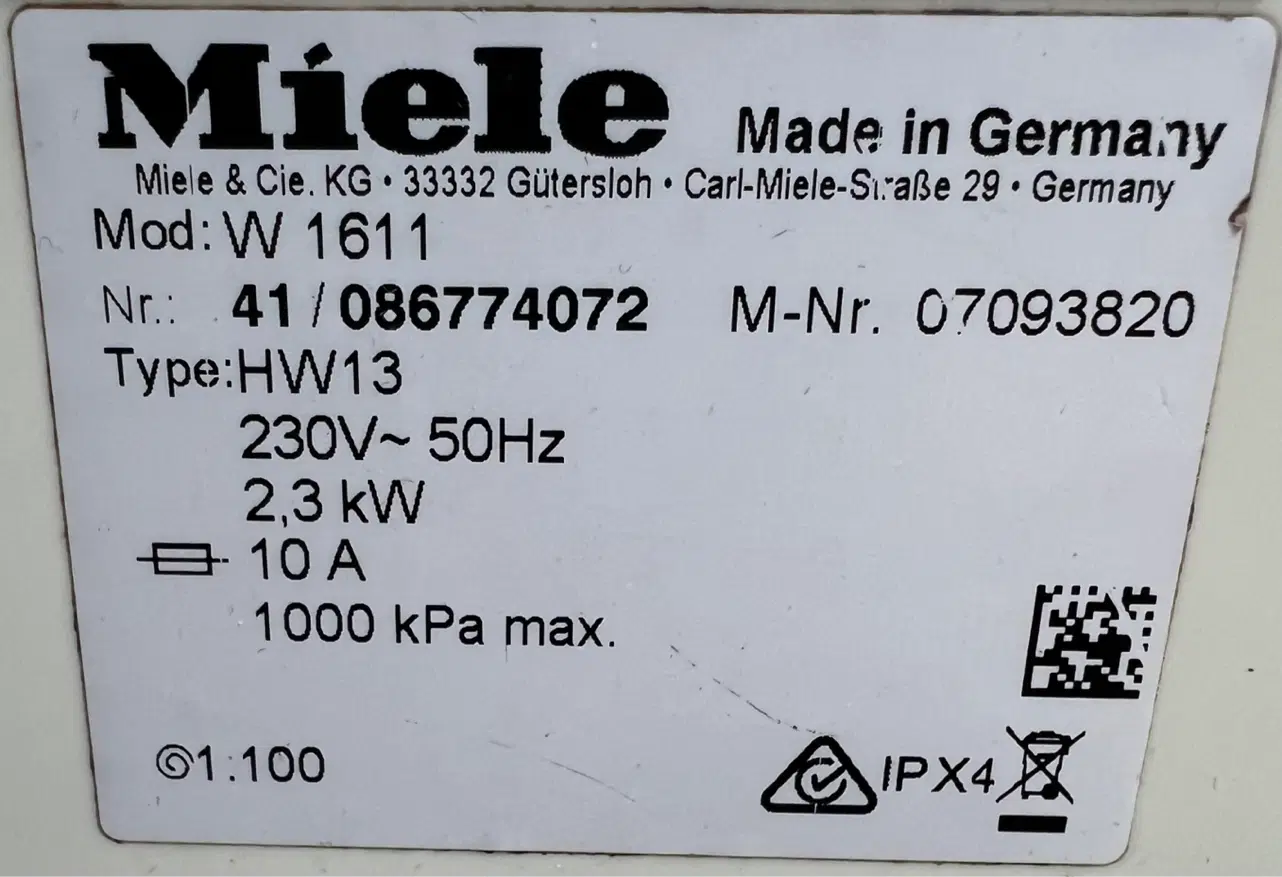 ماشین لباسشویی میله آلمان Miele|ماشین لباسشویی و خشککن لباس|تهران, دروس|دیوار
