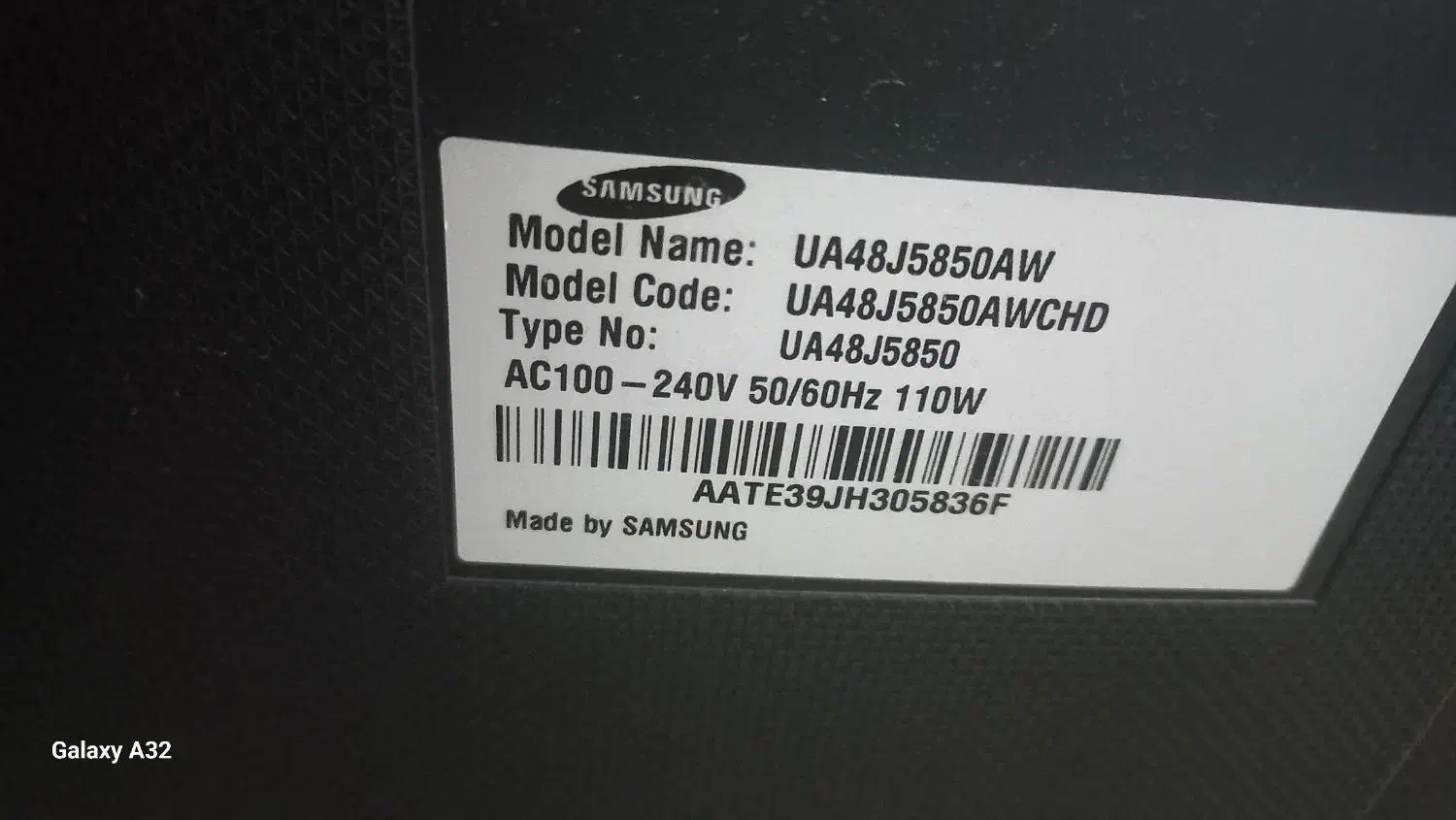 تلوزیون ۴۸ سامسونگ کره ای|تلویزیون و پروژکتور|مشهد, مصلی (کارمندان اول)|دیوار