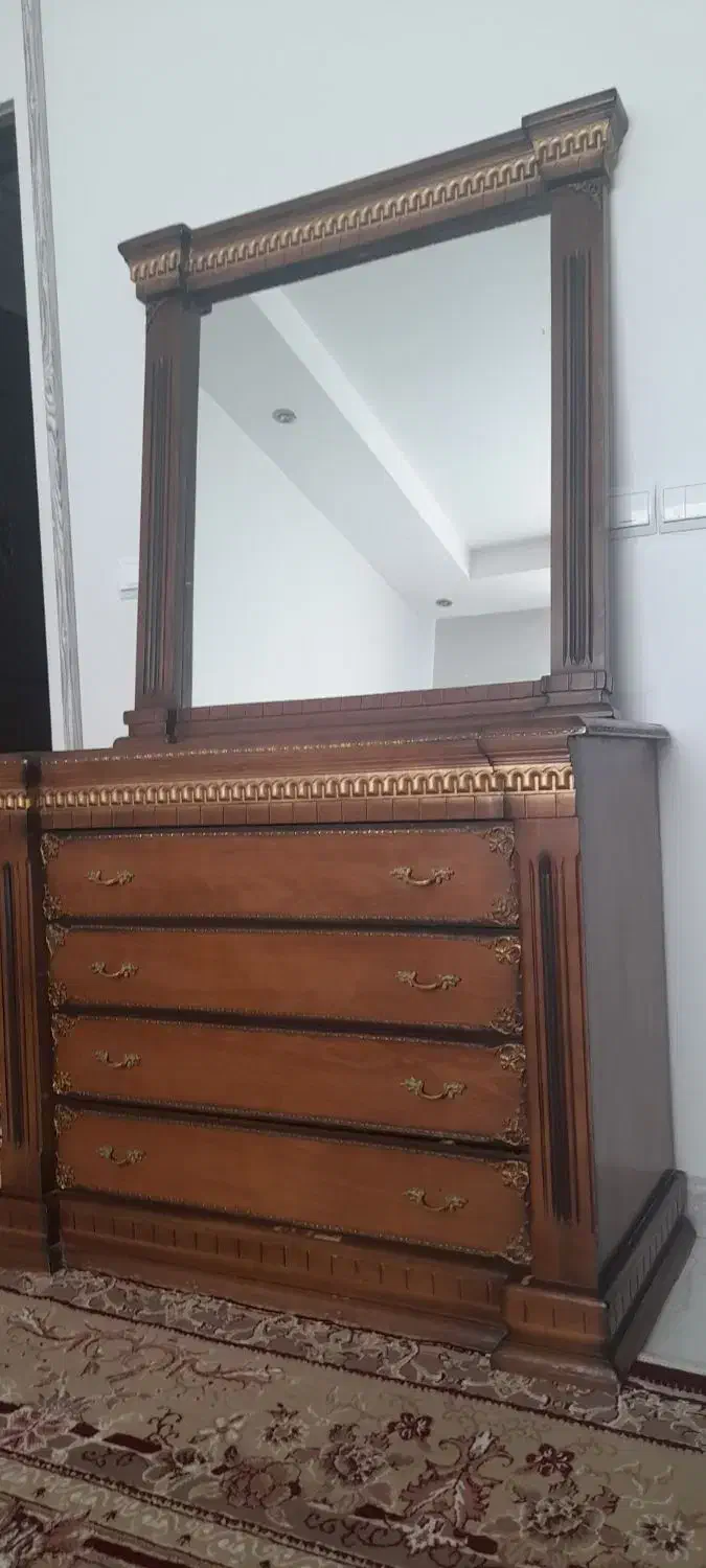 سرویس خواب جنس چوب|تخت و سرویس خواب|شاندیز, |دیوار