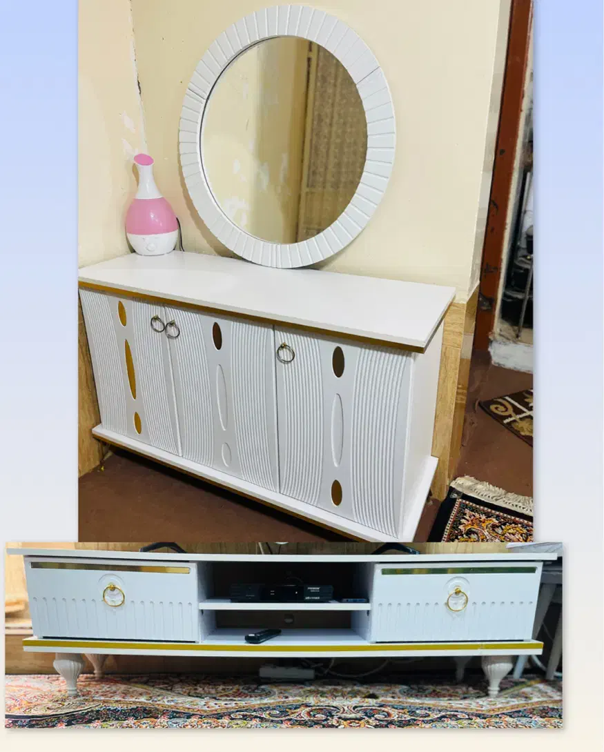 میز تی وی با اینه کنسول|میز تلویزیون|بندر امام خمینی, |دیوار