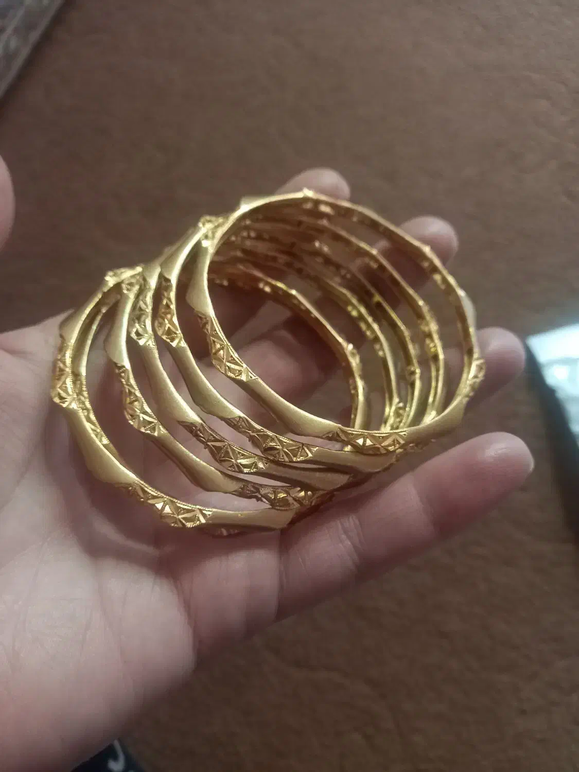 النگو فیوژن طرح طلا رنگ ثابت|بدلیجات|کرمانشاه, |دیوار