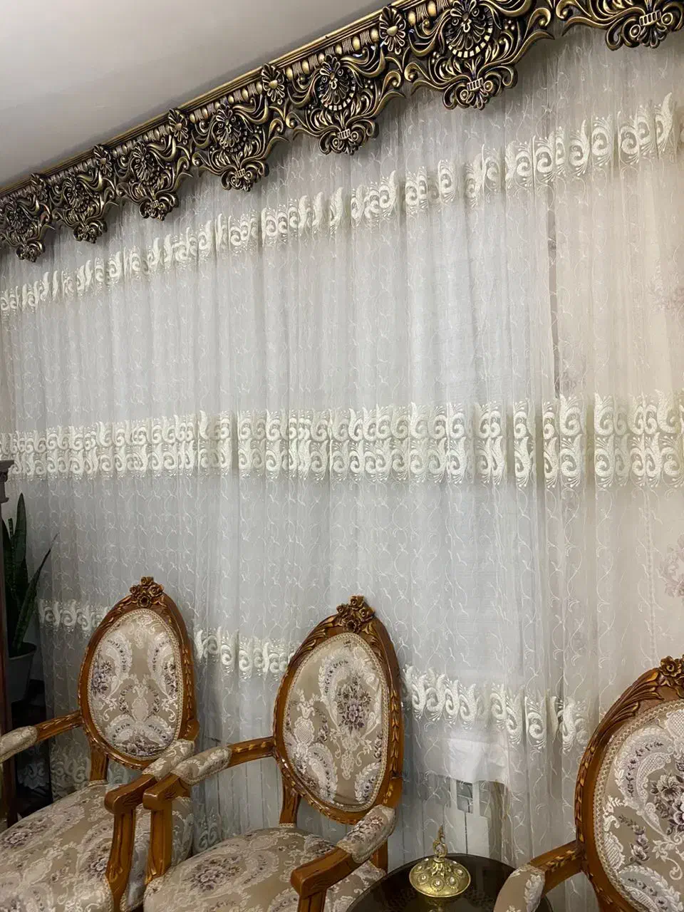 پرده کارکرده تمیز|پرده، رانر، رومیزی|مرند, |دیوار