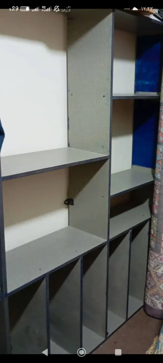 قفسه.ب پهنا 170ب بلندی 1متر|کتابخانه، شلف، قفسههای دیواری|شاهینشهر, شهرک ردانی پور|دیوار