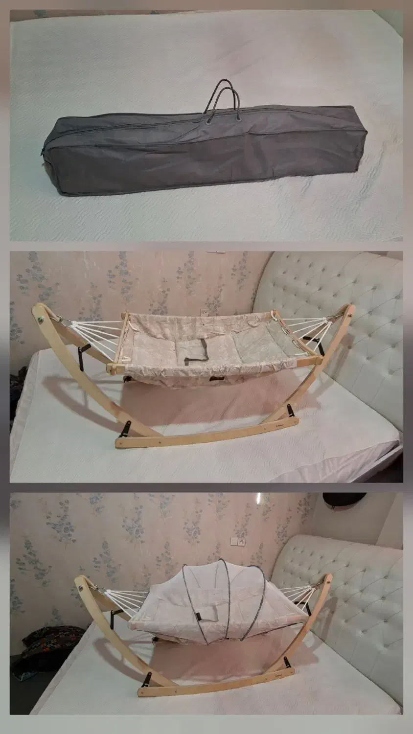 دو عدد گهواره و دو عدد میز غذای نوزاد|اسباب و اثاث بچه|اندیشه, اندیشه فاز ۱|دیوار