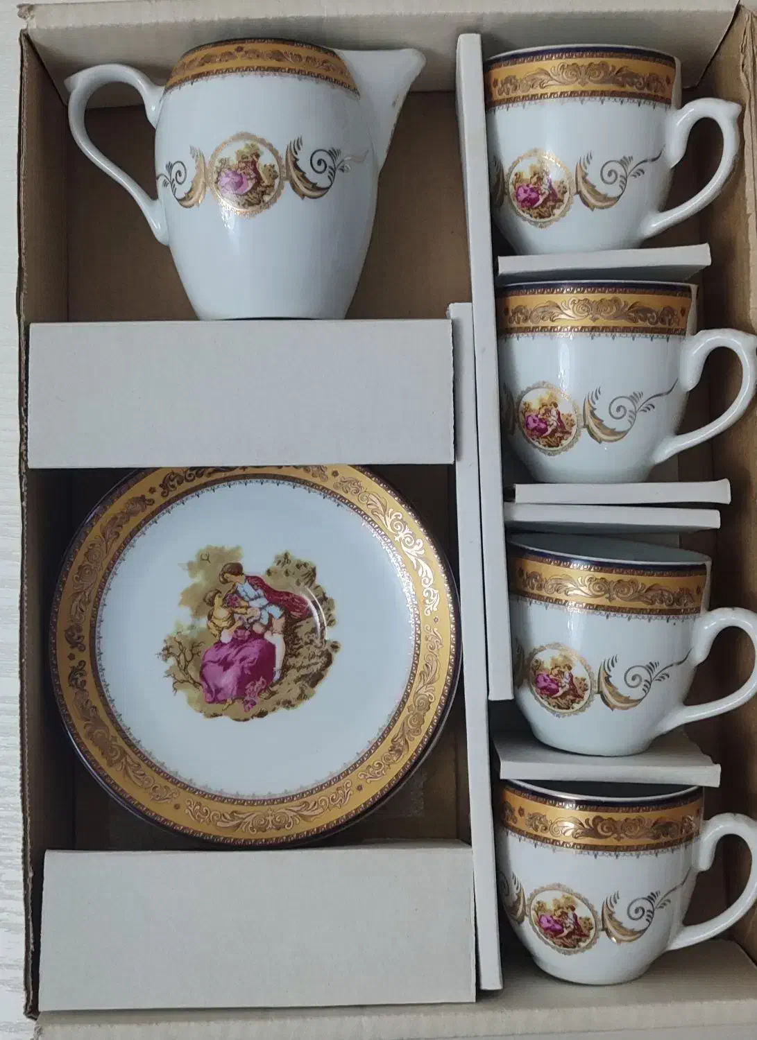 ست چای خوری (لیلی و مجنون) ۱۱ پارچه|ظروف سرو و پذیرایی|کرج, فاز ۴ مهرشهر|دیوار