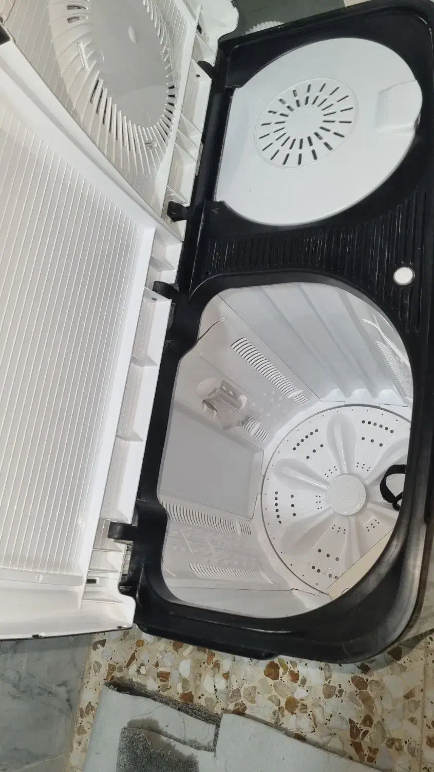 یک عددماشین لباسشوی تمیزدوقلو،ماشین دوقلو خشکن دار|ماشین لباسشویی و خشک‌کن لباس|تیران, |دیوار