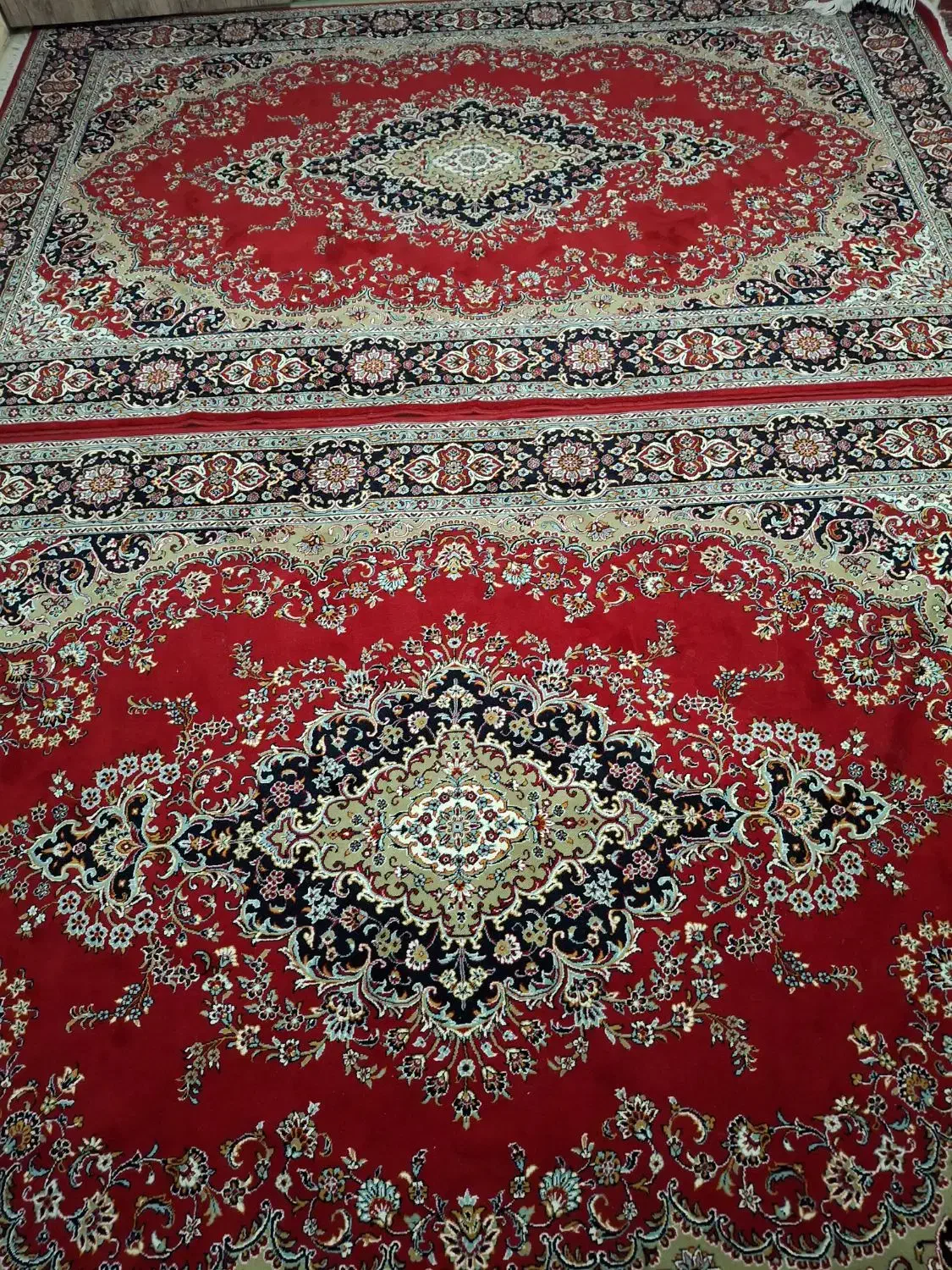 یک جفت فرش ۶ متری|فرش|همدان, |دیوار