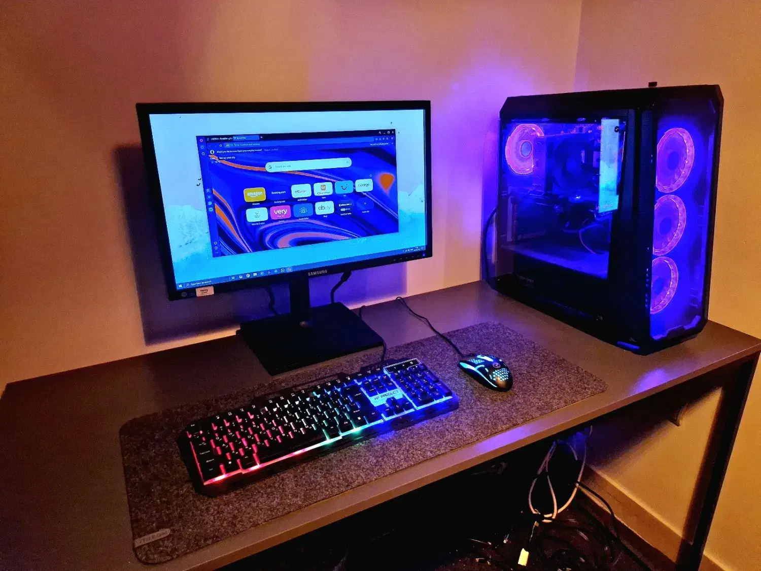 سیستم گیمینگ، رندرینگ Ryzen 5 / RX 5700 + مانیتور|رایانه رومیزی|تهران, سبلان (لشگر)|دیوار