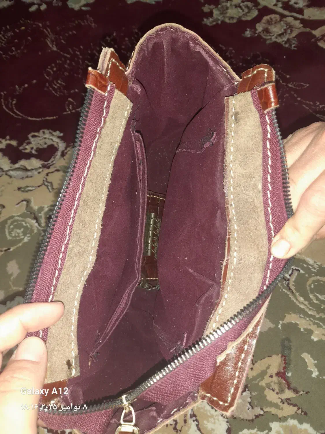کیف چرم اصل دست دوز شده|کیف، کفش، کمربند|یاسوج, |دیوار