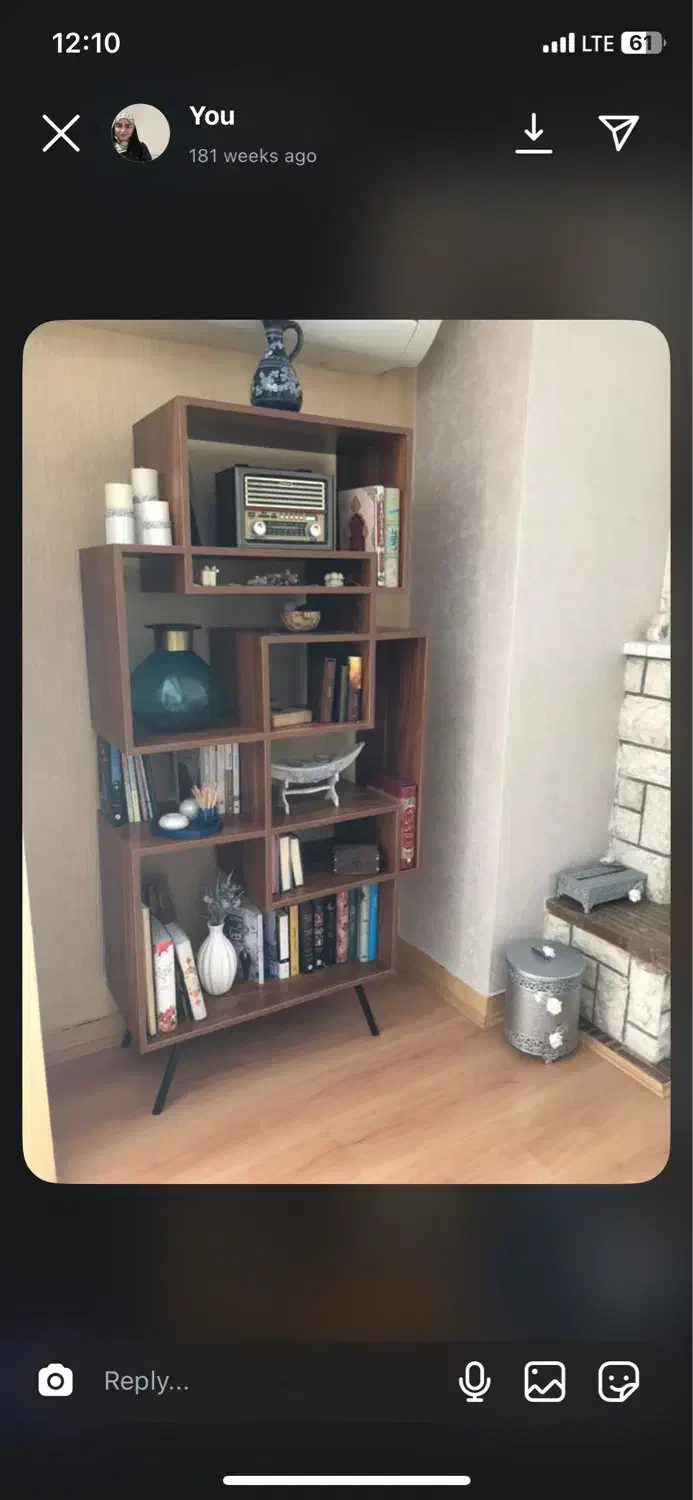 کتابخانه دفرمه پینترستی|کتابخانه، شلف، قفسه‌های دیواری|تهران, امیرآباد|دیوار