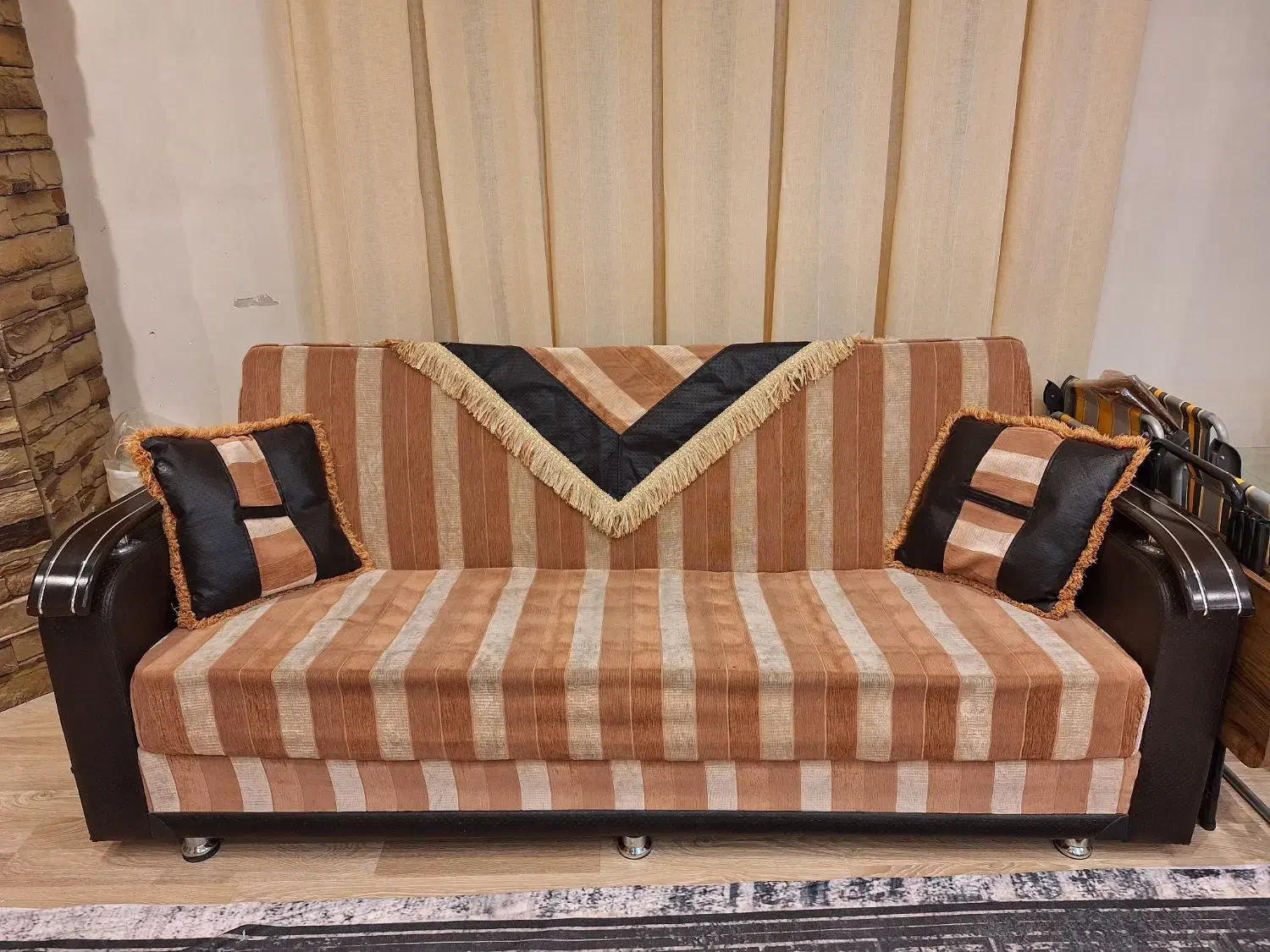 مبلمان راحتی ۸نفره مکانیزه|مبلمان خانگی و میز عسلی|خوی, |دیوار