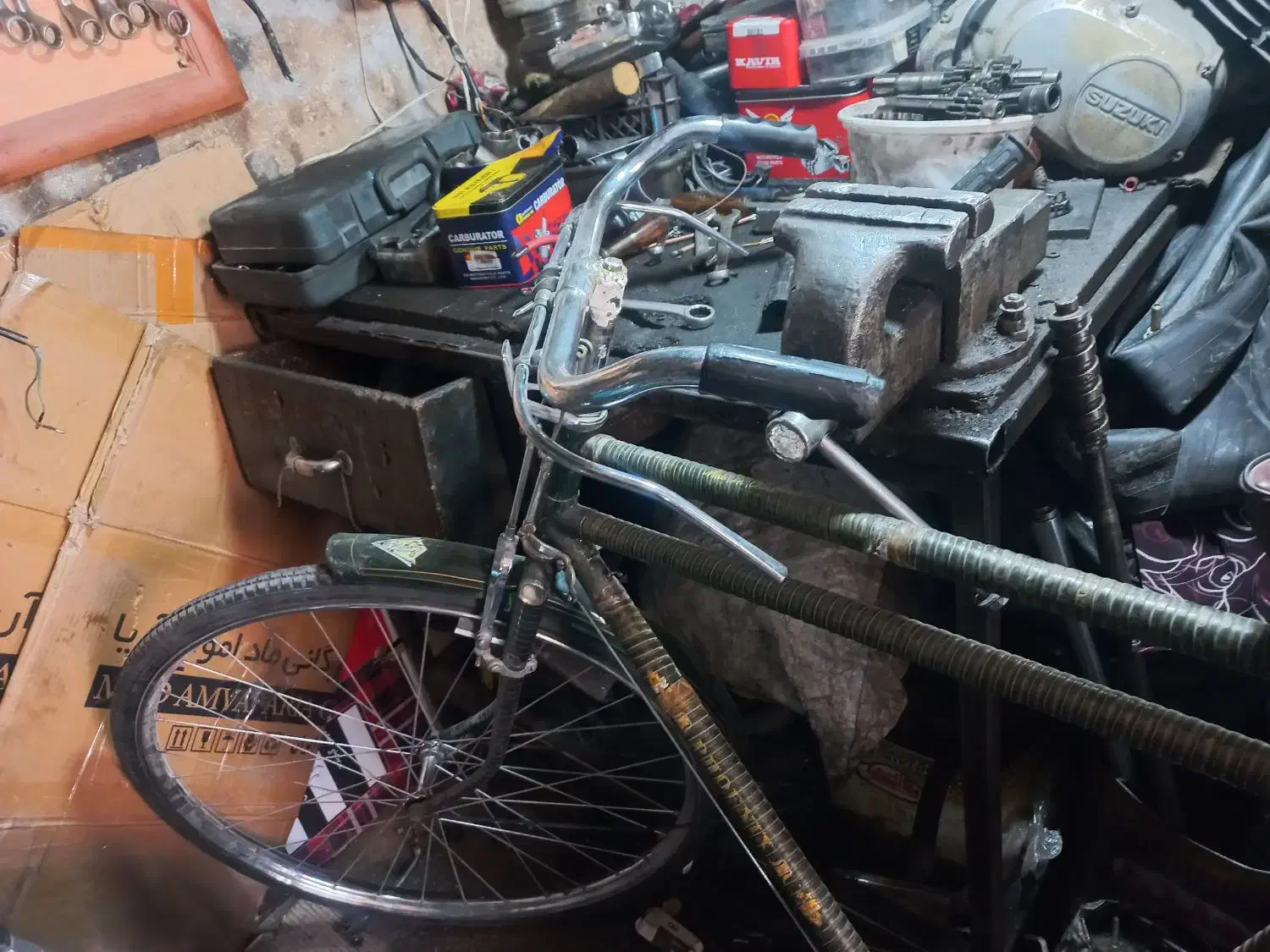 چرخ 28 چینی تمیز سالم|دوچرخه، اسکیت، اسکوتر|آباده, |دیوار