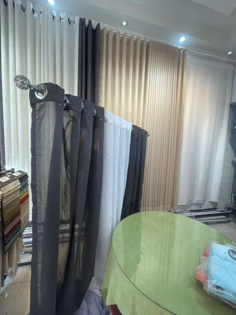 پرده اماده پانچی تهرانپارس|پرده، رانر، رومیزی|تهران, خاک سفید|دیوار