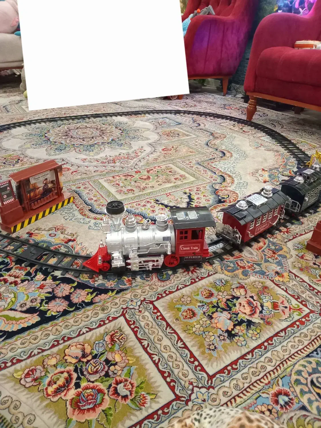 قطار کنترلی خیلی بزرگ|اسباب‌بازی بچه|هشتگرد, فاز ۲ مهستان|دیوار