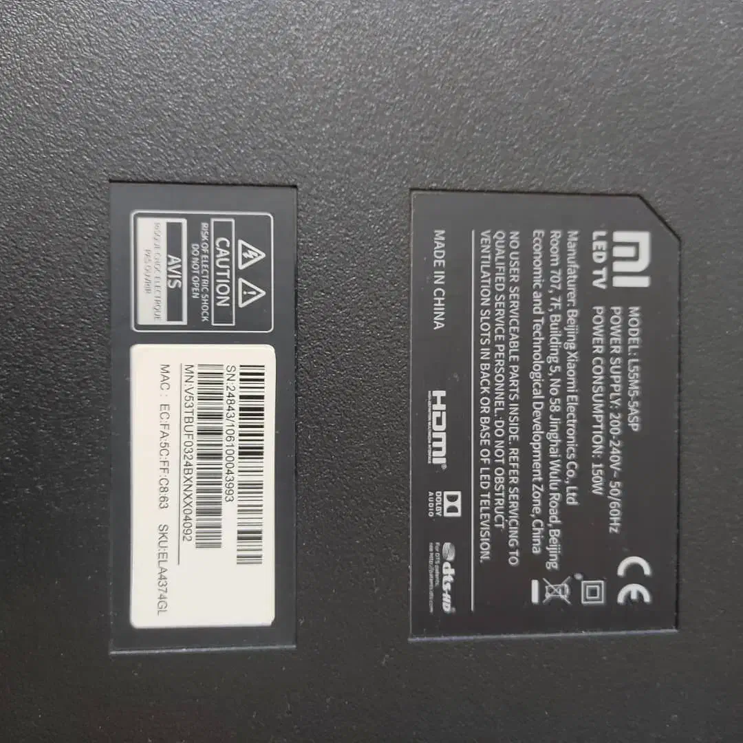 تلویزیون هوشمند55اینچ شیائومی|تلویزیون و پروژکتور|تهران, بهار|دیوار