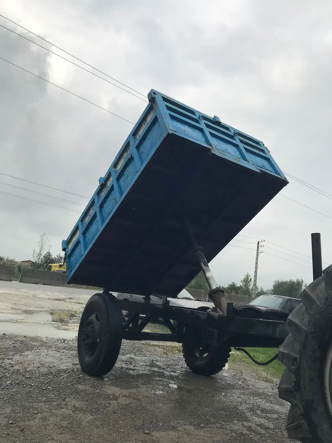 تریلی تراکتور با جک کمپرس ۱۵تنی|ماشینآلات صنعتی|آمل, |دیوار