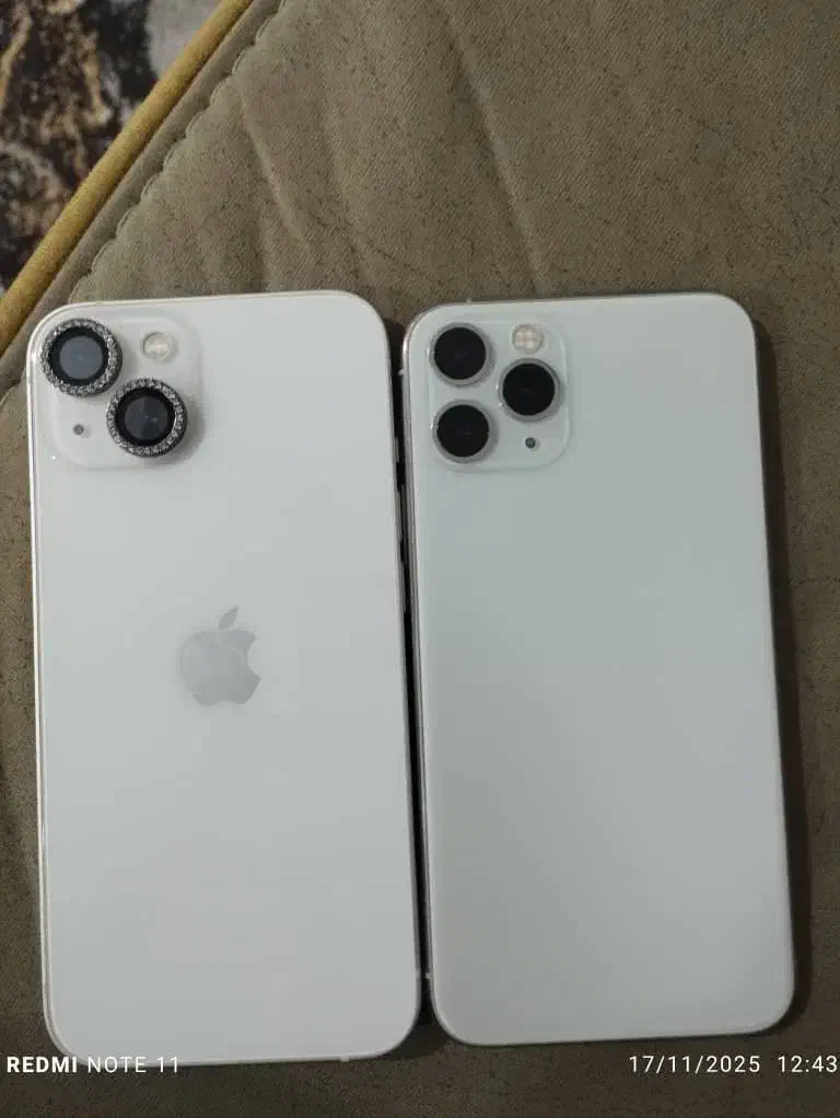 دو عدد ایفون ۱۳نرمال و ۱۱پرو|موبایل|بانه, |دیوار