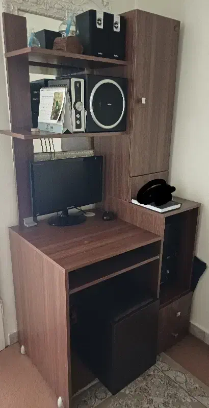 میز کامپیوتر کتابخانه دار|میز تحریر و کامپیوتر|تهران, افسریه شمالی|دیوار