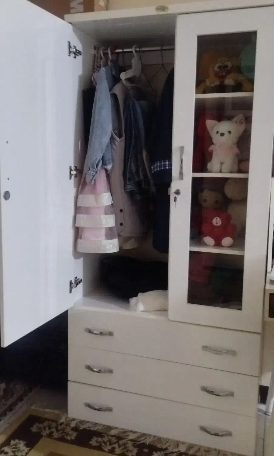 کمدبزرگ جادار|جاکفشی، کمد، دراور|چهاردانگه (تهران), |دیوار