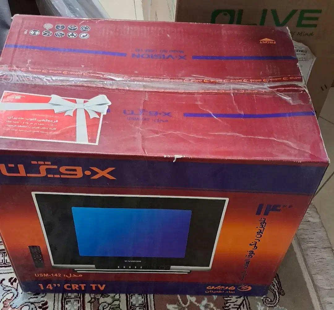 فروش تلویزیون رنگی ایکس ویژن|تلویزیون و پروژکتور|فولادشهر, مسکن مهر فولادشهر|دیوار