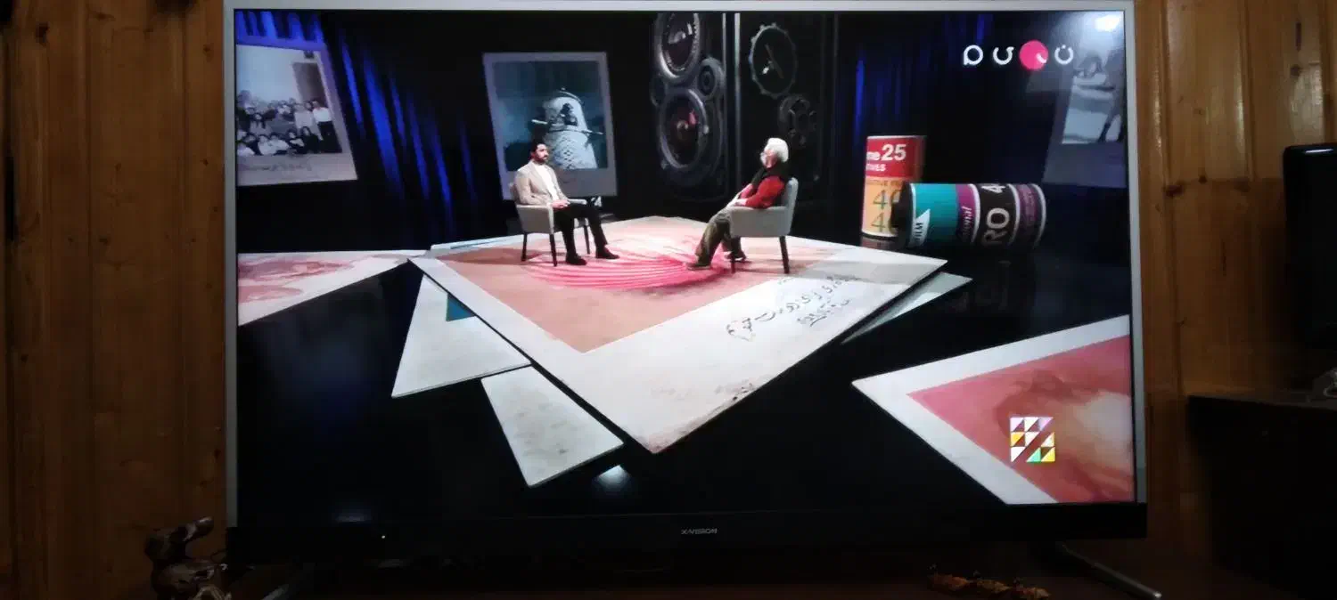 یک دستگاه تلویزیون ۵۰اینچ ایکس ویژن|تلویزیون و پروژکتور|چمستان, |دیوار