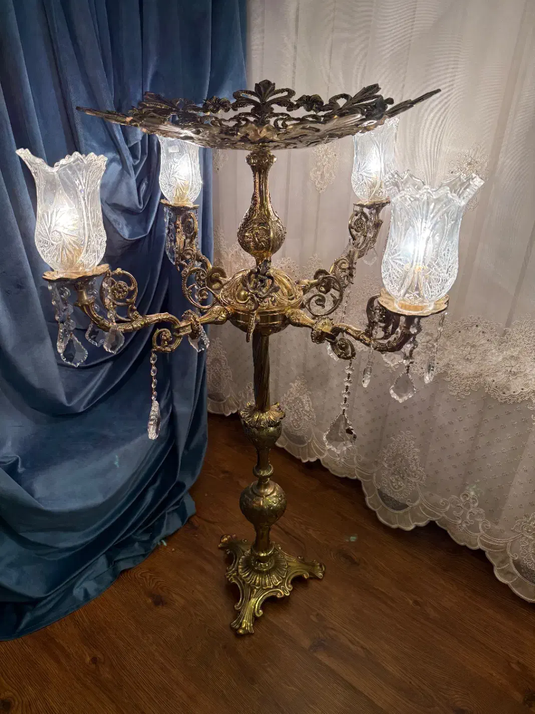 آباژور برنجی|چراغ خواب و آباژور|تهران, ازگل|دیوار