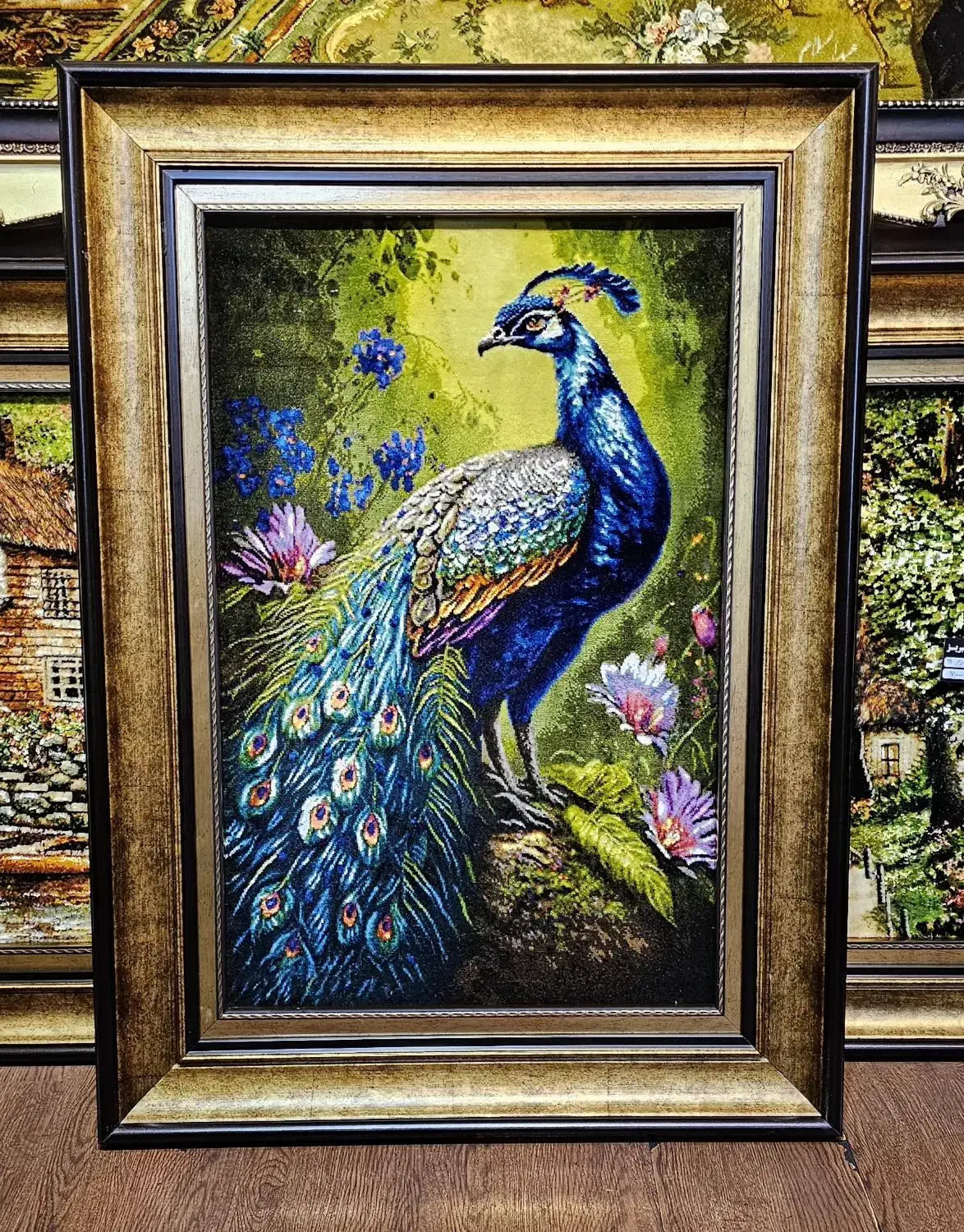 تابلو فرش طاووس|تابلو فرش|تهران, علم و صنعت|دیوار