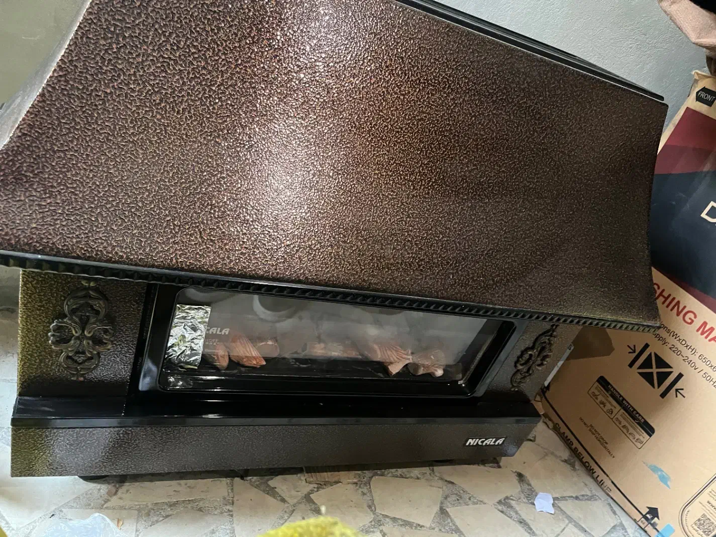 بخاری شومینه ای نیک کالا ۲۸۰۰۰ مدل mc28|بخاری، هیتر، شومینه|گرگان, |دیوار