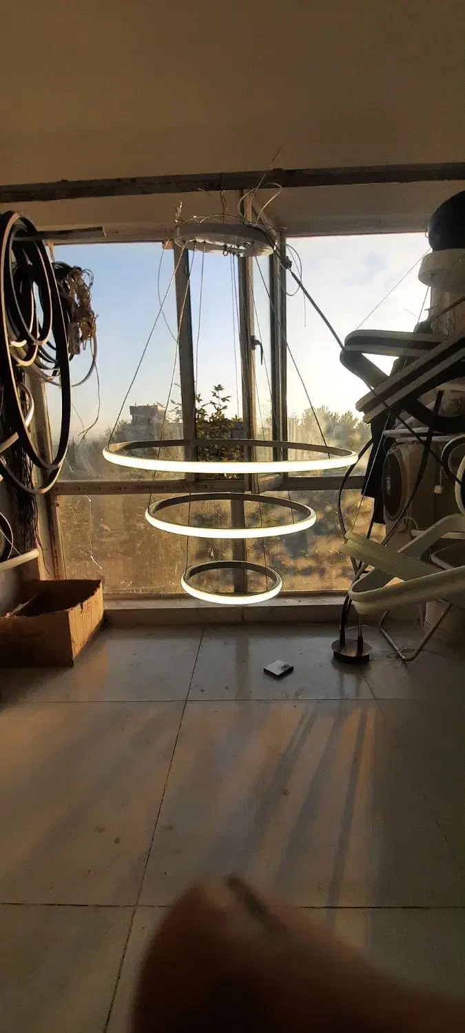 لوستر واباژور|لوستر و چراغ آویز|شاندیز, |دیوار