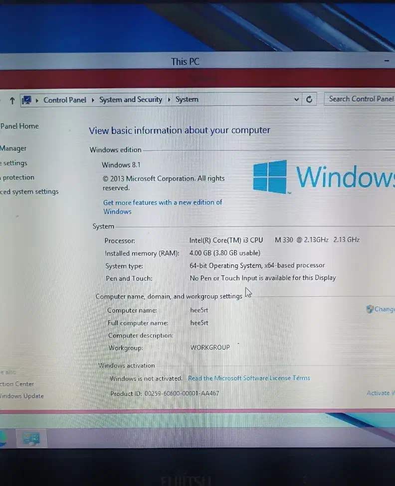 لب تاپ فوجیتسو i3|رایانه همراه|ایرانشهر, |دیوار