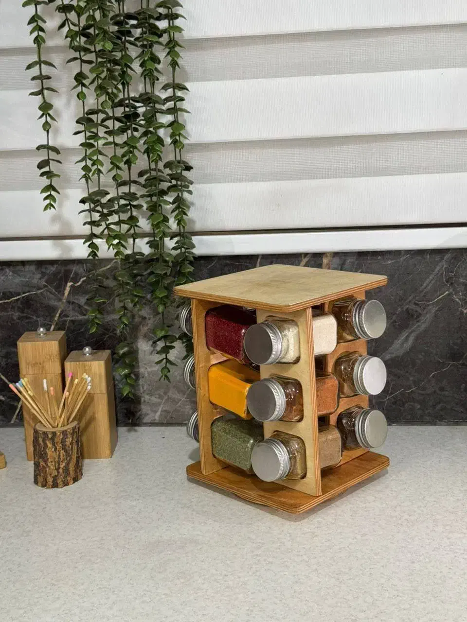 جا ادویه مکارتی|ظروف نگهدارنده، پلاستیکی، یک‌بارمصرف|اهواز, آریاشهر|دیوار