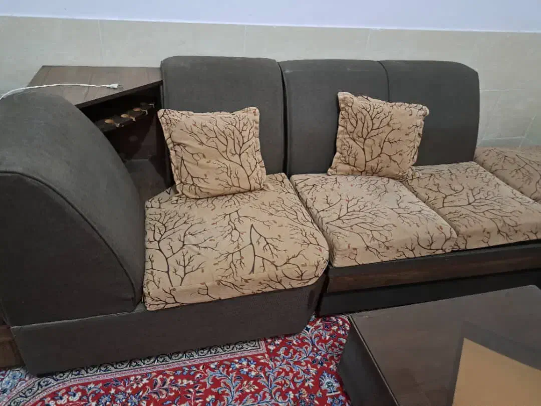 مبلمان ۷ نفره ال اداری با کمد و میز|مبلمان اداری|آباده, |دیوار