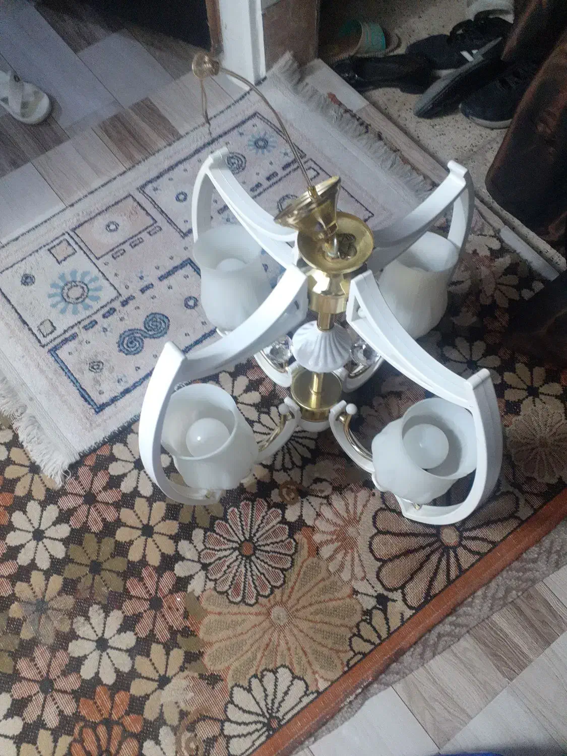 سلام یک عدد لوستر نو قیمت یک میلیون صد|لوستر و چراغ آویز|مشهد, اروند|دیوار