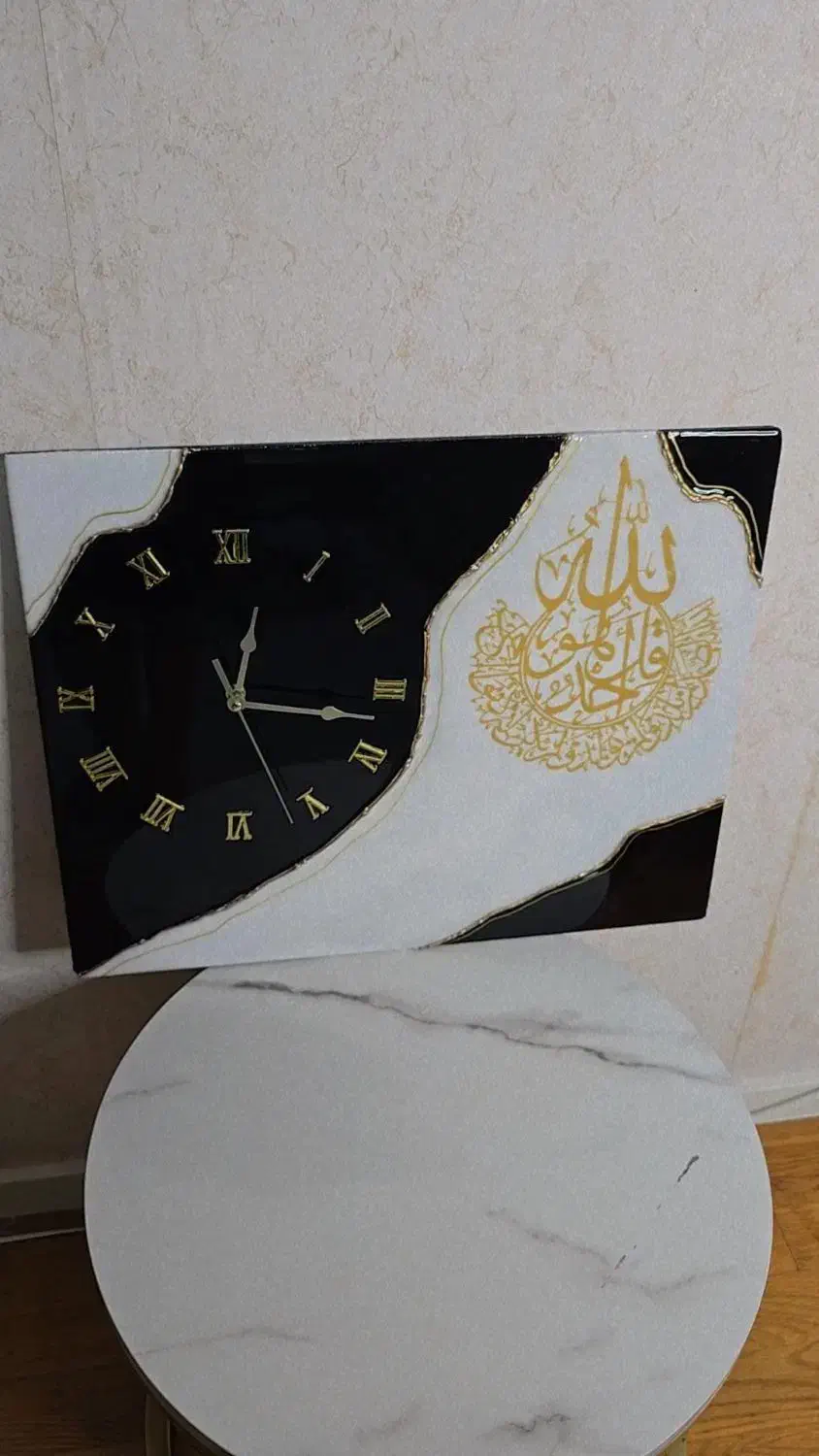 ساعتهای زیبای رزینی|ساعت دیواری و تزئینی|شوشتر, |دیوار