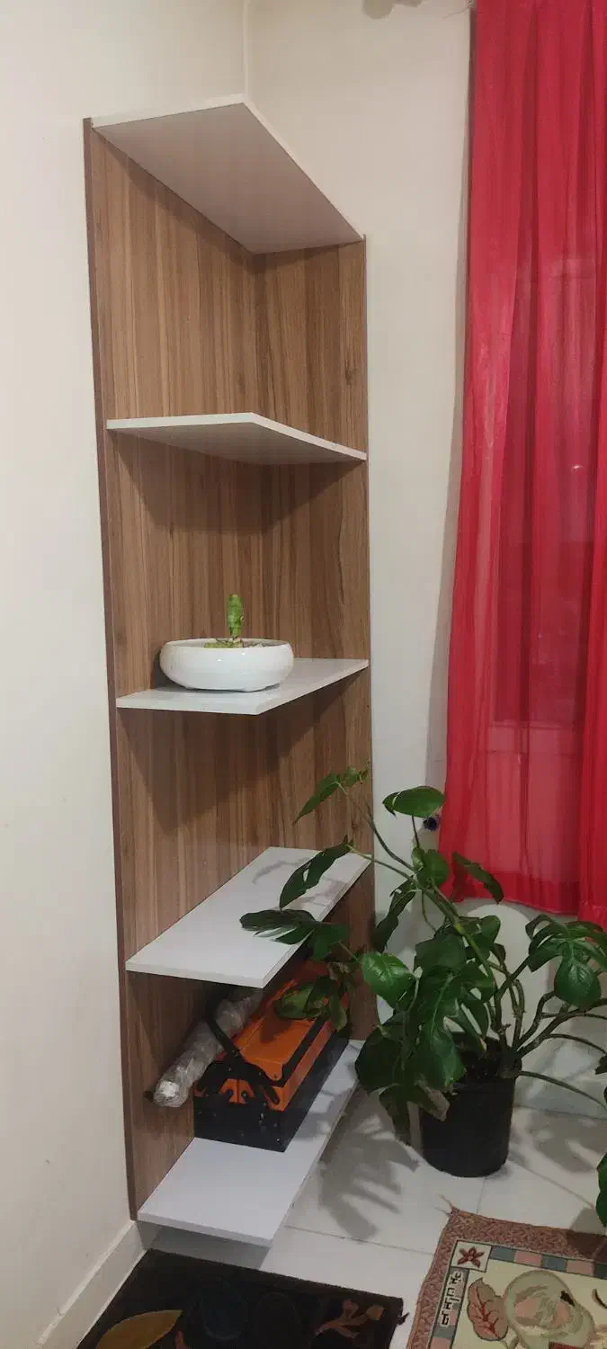 کتاب خانه شلف گلدان قفسه کاربردی|کتابخانه، شلف، قفسه‌های دیواری|قرچک, میرزائی شمالی|دیوار