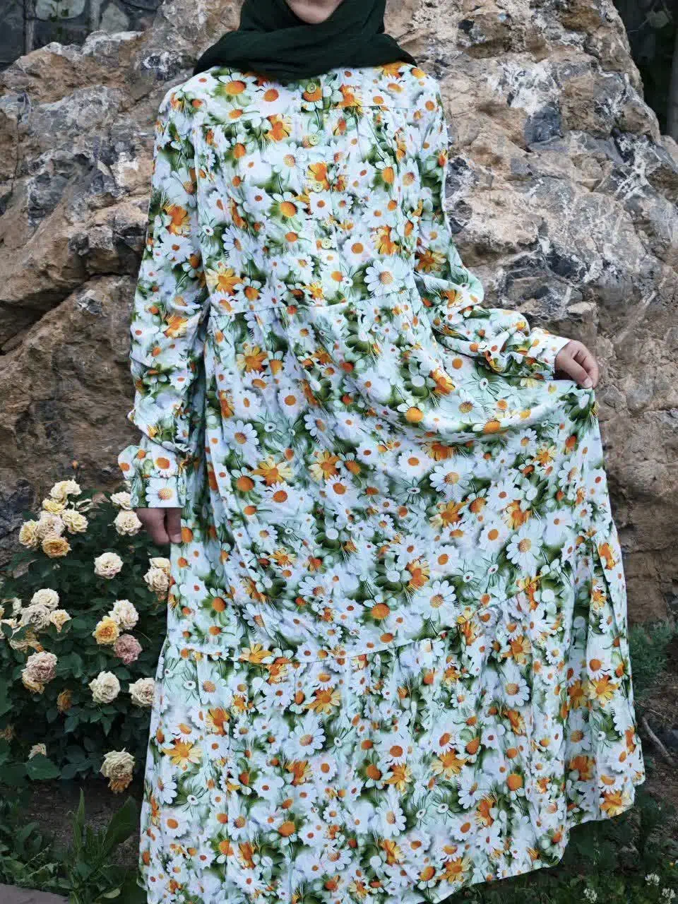 مانتو عبایی بلند دخترانه|لباس|ری, هاشم‌آباد|دیوار